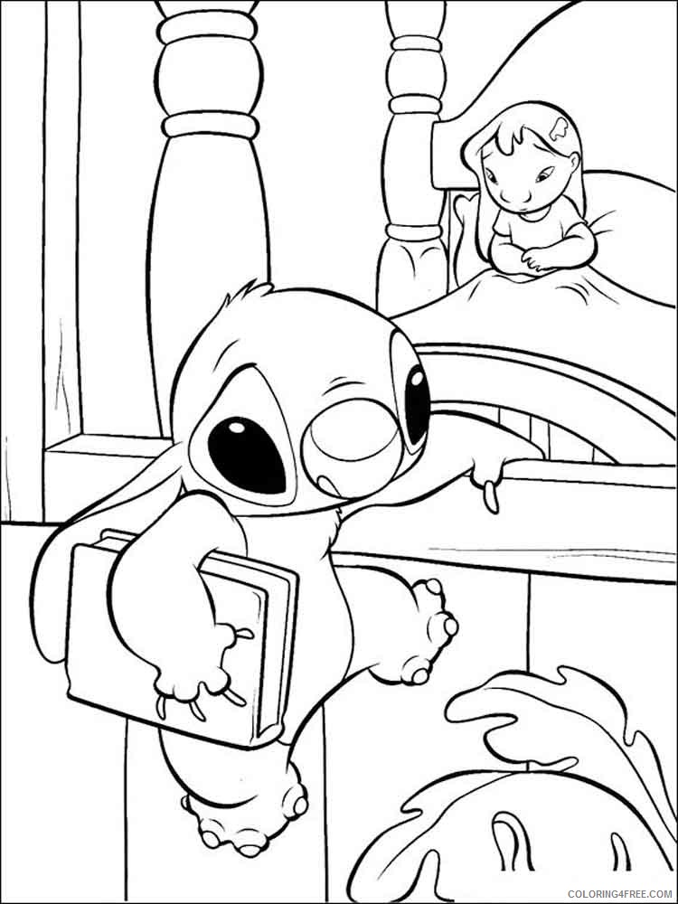 Lilo and Stitch Coloring Pages Cartoons lilo and stitch 2 Printable 2020 3824 Coloring4free