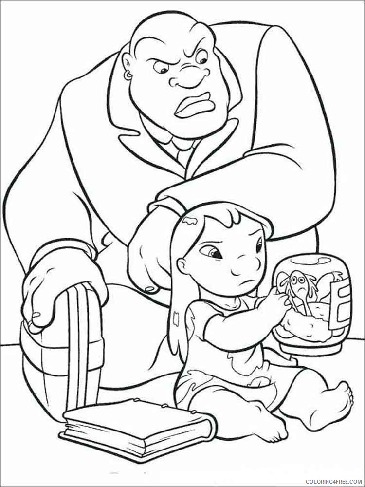 Lilo and Stitch Coloring Pages Cartoons lilo and stitch 23 Printable 2020 3826 Coloring4free