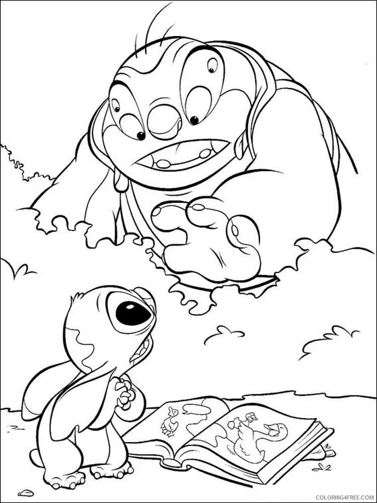 Lilo and Stitch Coloring Pages Cartoons lilo and stitch 28 Printable 2020 3830 Coloring4free