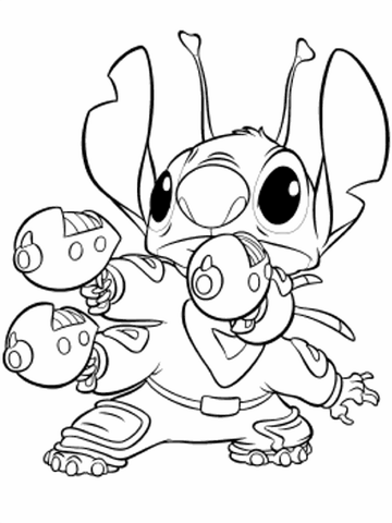 Lilo and Stitch Coloring Pages Cartoons lilo and stitch 9 Printable 2020 3835 Coloring4free