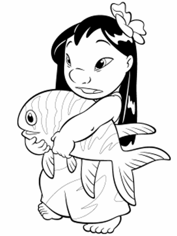 Lilo and Stitch Coloring Pages Cartoons lilo und stich edSdj Printable 2020 3844 Coloring4free