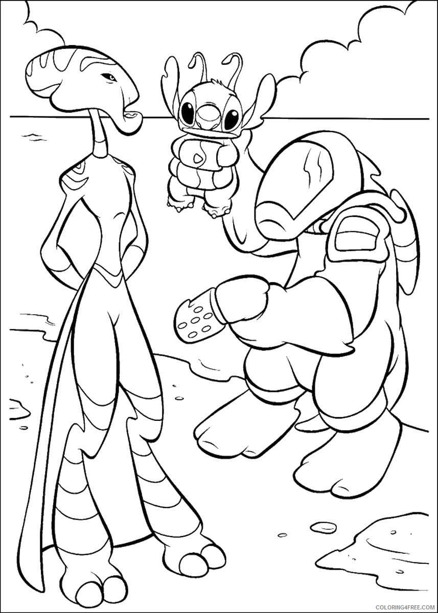 Lilo and Stitch Coloring Pages Cartoons lilo_and_stitch_cl_25 Printable 2020 3802 Coloring4free