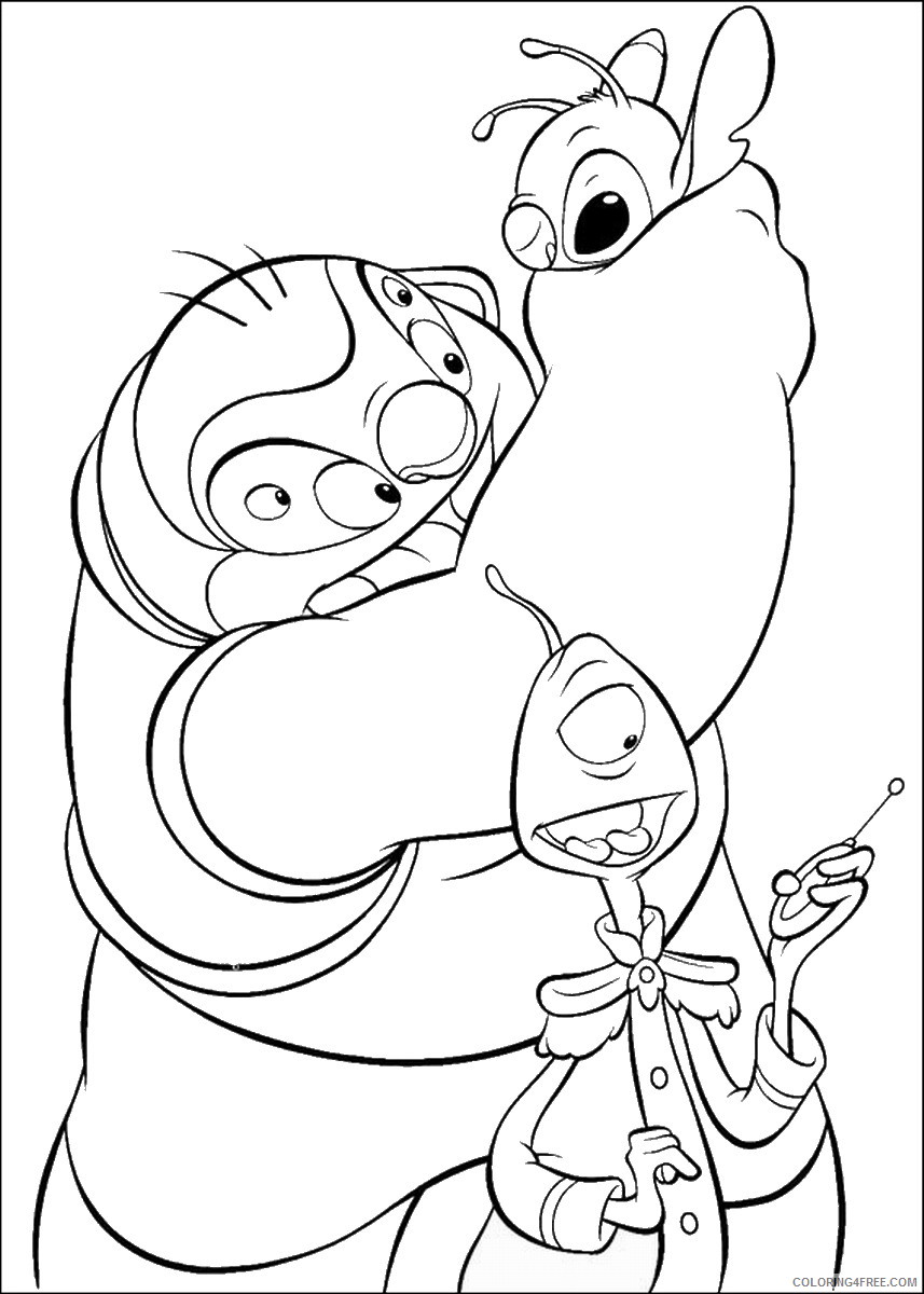 Lilo and Stitch Coloring Pages Cartoons lilo_and_stitch_cl_28 Printable 2020 3804 Coloring4free