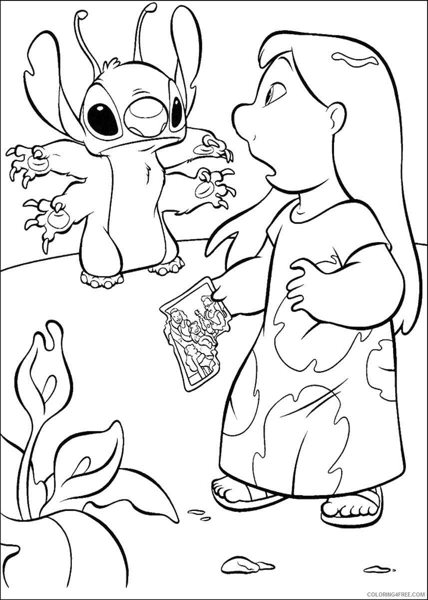 Lilo and Stitch Coloring Pages Cartoons lilo_and_stitch_cl_30 Printable 2020 3806 Coloring4free