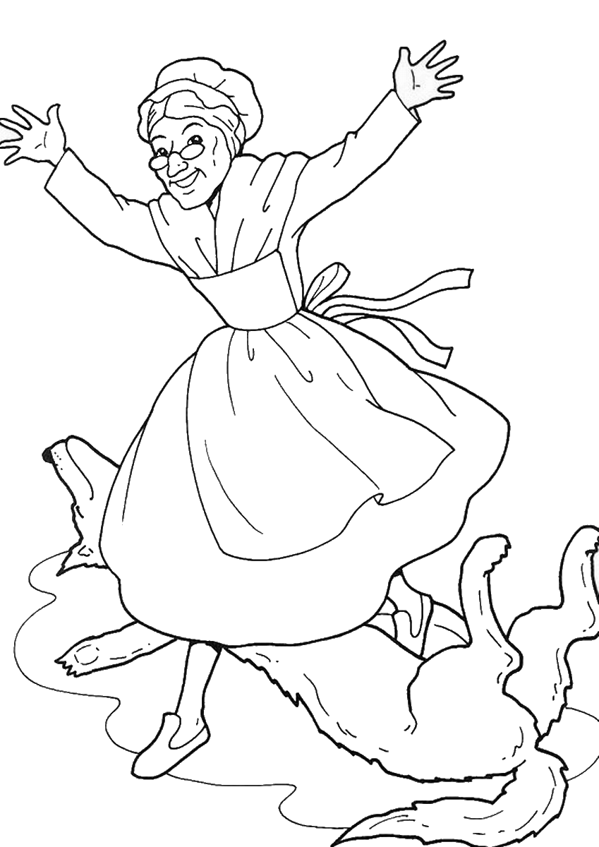 Little Red Riding Hood Coloring Pages Cartoons little_red_ridinghood_31 Printable 2020 3864 Coloring4free