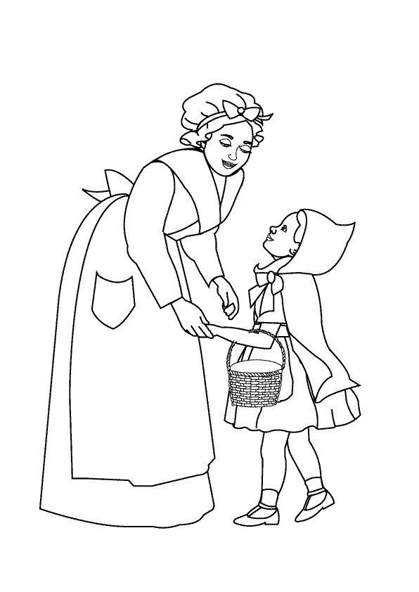 Little Red Riding Hood Coloring Pages Cartoons little_red_ridinghood_34 Printable 2020 3866 Coloring4free
