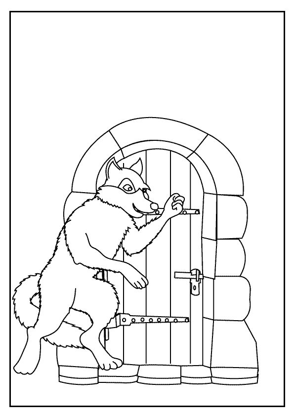 Little Red Riding Hood Coloring Pages Cartoons little_red_ridinghood_38 Printable 2020 3867 Coloring4free