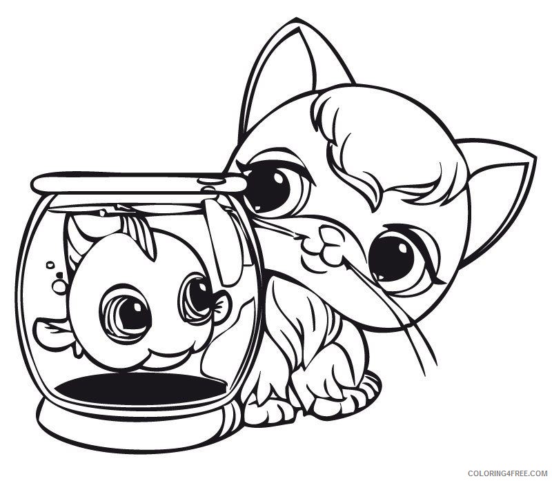 Littlest Pet Shop Coloring Pages Cartoons Free Littlest Pet Shop Printable 2020 3912 Coloring4free