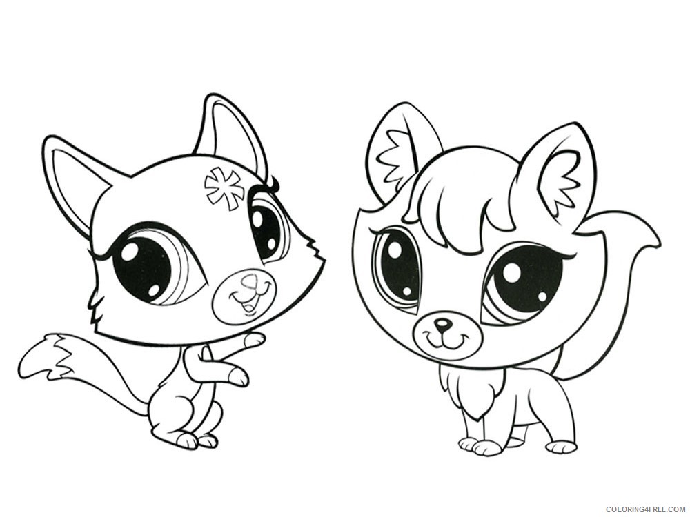 Littlest Pet Shop Coloring Pages Cartoons Littlest Pet Shop 2 Printable 2020 3925 Coloring4free
