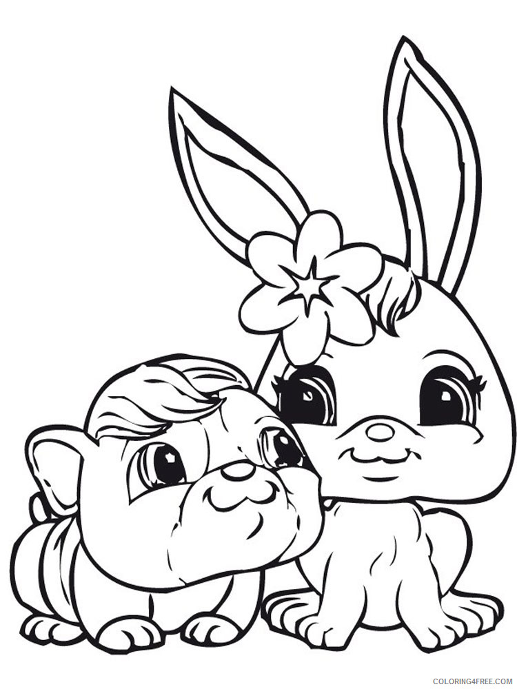 Littlest Pet Shop Coloring Pages Cartoons Littlest Pet Shop 7 Printable 2020 3932 Coloring4free