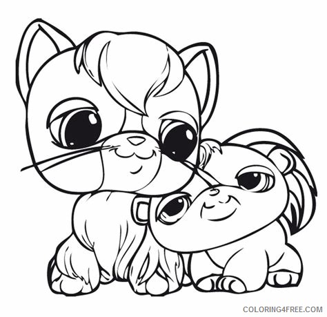 Littlest Pet Shop Coloring Pages Cartoons Littlest Pet Shop Friends Printable 2020 3936 Coloring4free