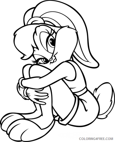 Lola Bunny Coloring Pages Cartoons 1533091478_lola bunny a4 Printable 2020 3943 Coloring4free