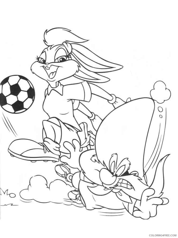 Lola Bunny Coloring Pages Cartoons lola bunny 3 Printable 2020 3953 Coloring4free