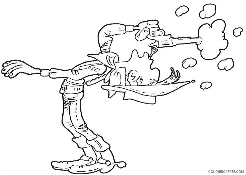 Lucky Luke Coloring Pages Cartoons lucky luke RnvJD Printable 2020 3966 Coloring4free