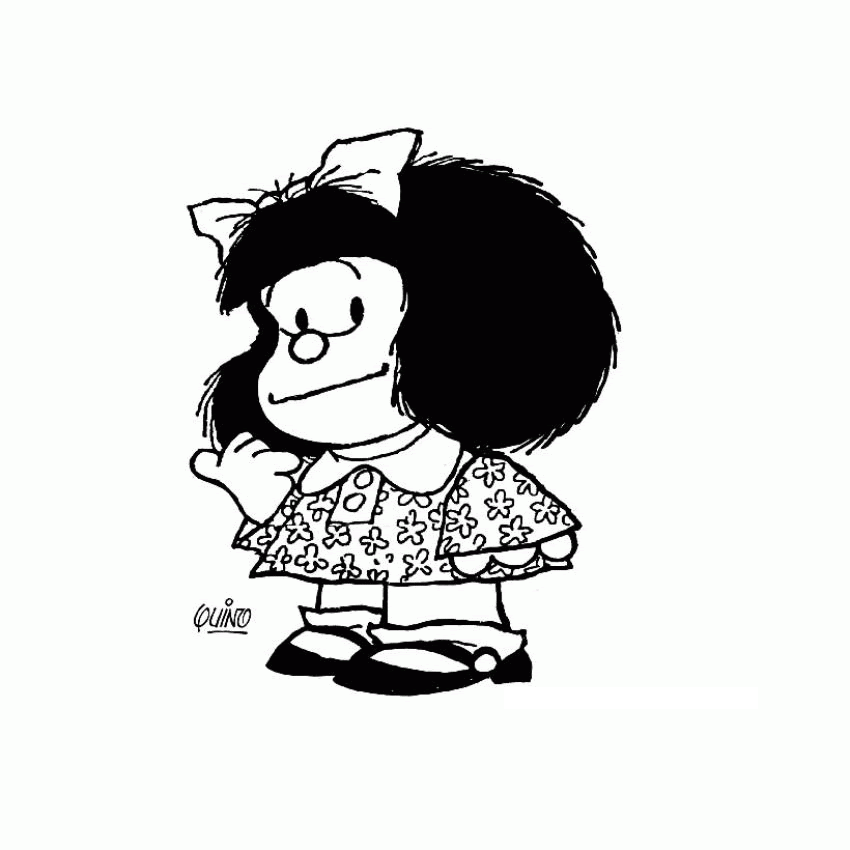 Mafalda Coloring Pages Cartoons mafalda Qt2RH 2 Printable 2020 3983 Coloring4free