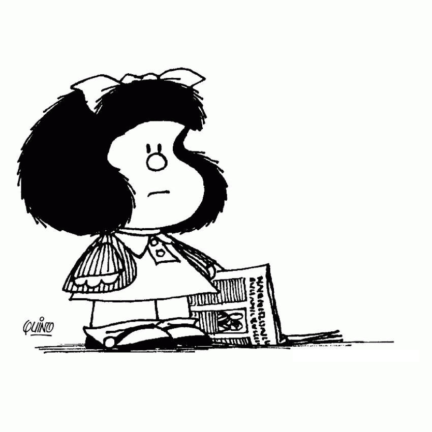 Mafalda Coloring Pages Cartoons mafalda TLLmv 2 Printable 2020 3986 Coloring4free