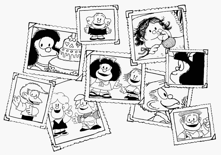 Mafalda Coloring Pages Cartoons mafalda jx7IB 2 Printable 2020 3982 Coloring4free