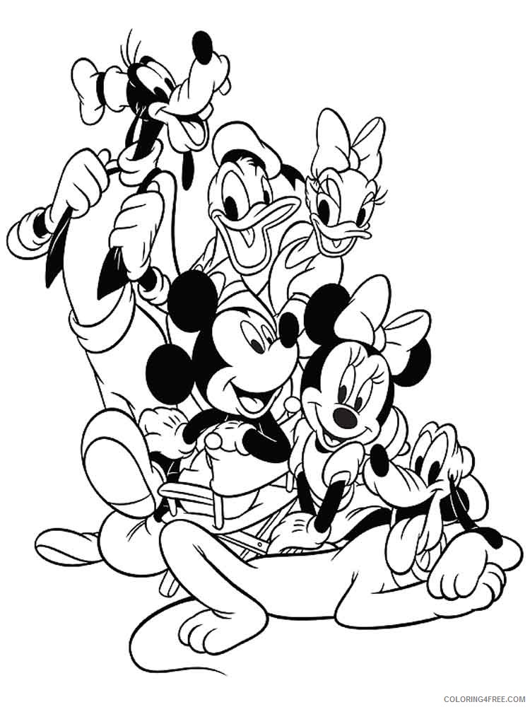 Mickey Mouse Clubhouse Coloring Pages Cartoons disney mickey mouse clubhouse 21 Printable 2020 4187 Coloring4free