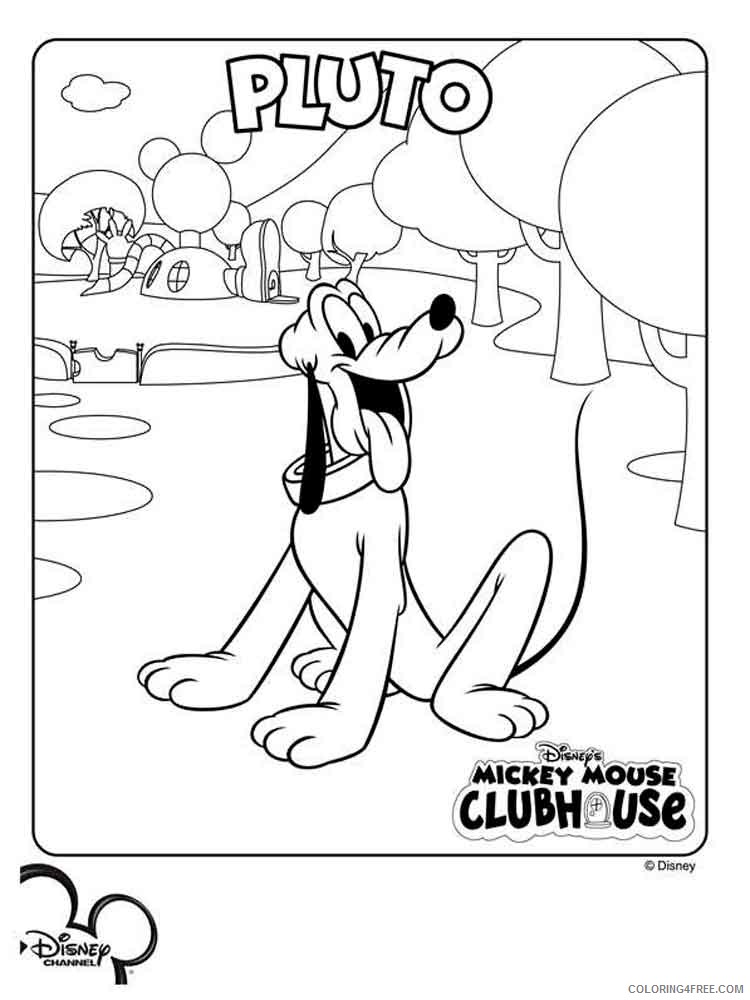 Mickey Mouse Clubhouse Coloring Pages Cartoons disney mickey mouse clubhouse 27 Printable 2020 4191 Coloring4free