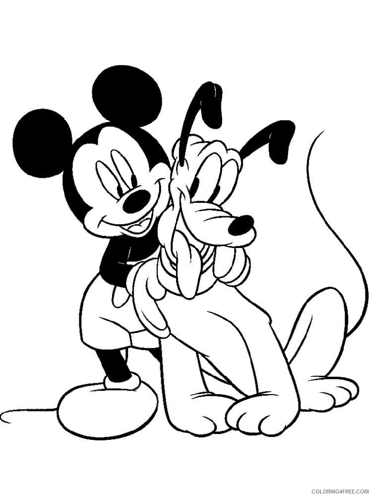 Mickey Mouse Clubhouse Coloring Pages Cartoons disney mickey mouse clubhouse 5 Printable 2020 4195 Coloring4free