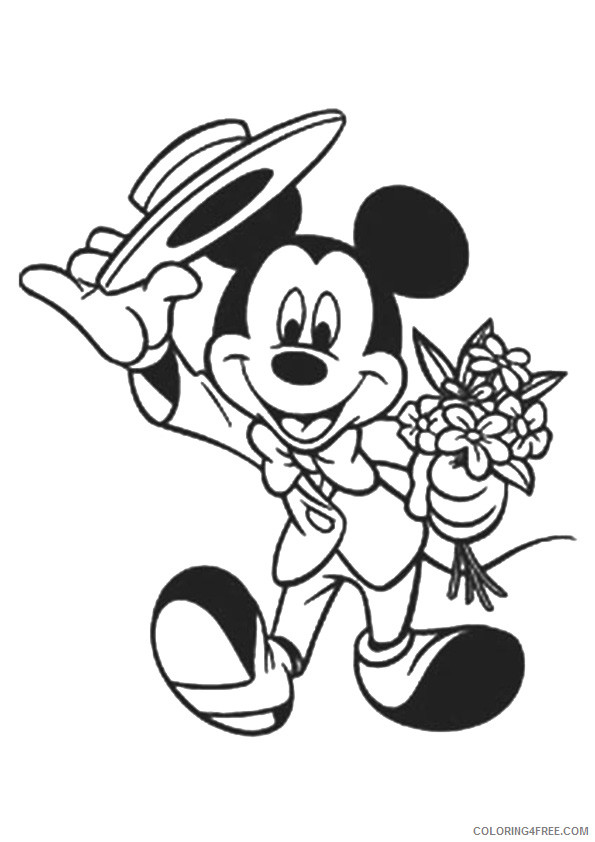 Mickey Mouse Coloring Pages Cartoons 1528099474_the mickey mouse suited up a4 Printable 2020 4037 Coloring4free