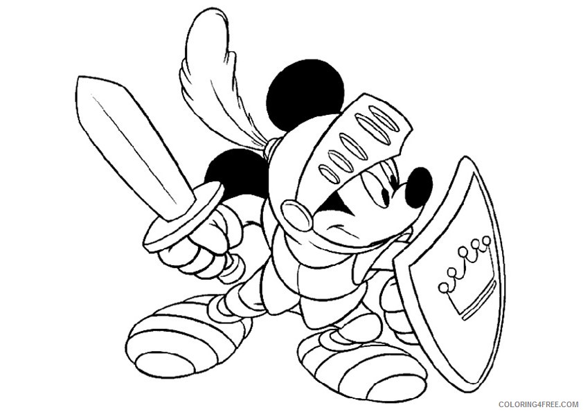 Mickey Mouse Coloring Pages Cartoons 1528101250_the mickey will save the day a4 Printable 2020 4043 Coloring4free