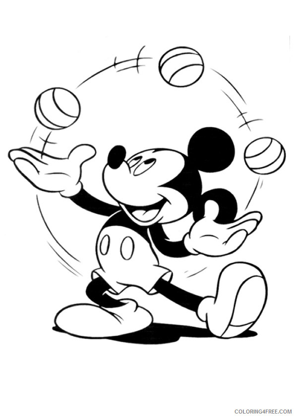 Mickey Mouse Coloring Pages Cartoons 1528101774_the mickey juggling balls a4 Printable 2020 4044 Coloring4free