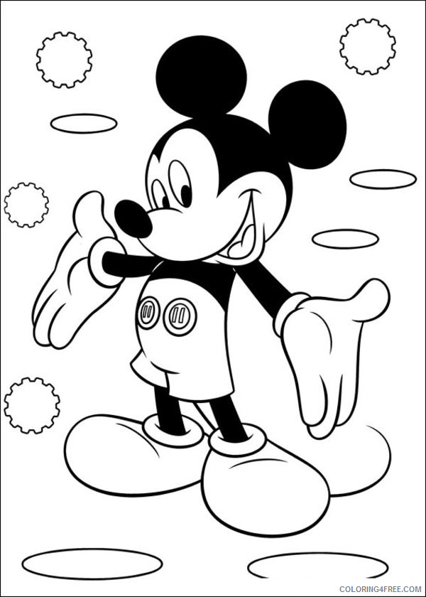 Mickey Mouse Coloring Pages Cartoons Epic Mickey Mouse Printable 2020 4072 Coloring4free