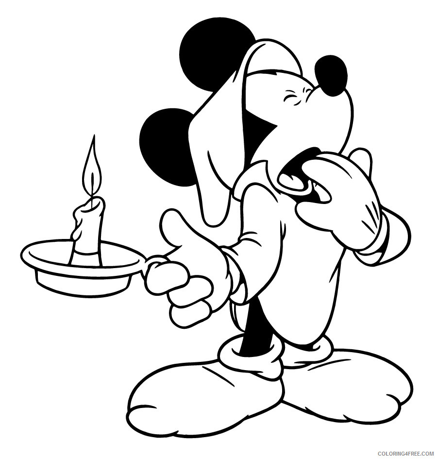 Mickey Mouse Coloring Pages Cartoons Mickey Free Printable 2020 4091 Coloring4free