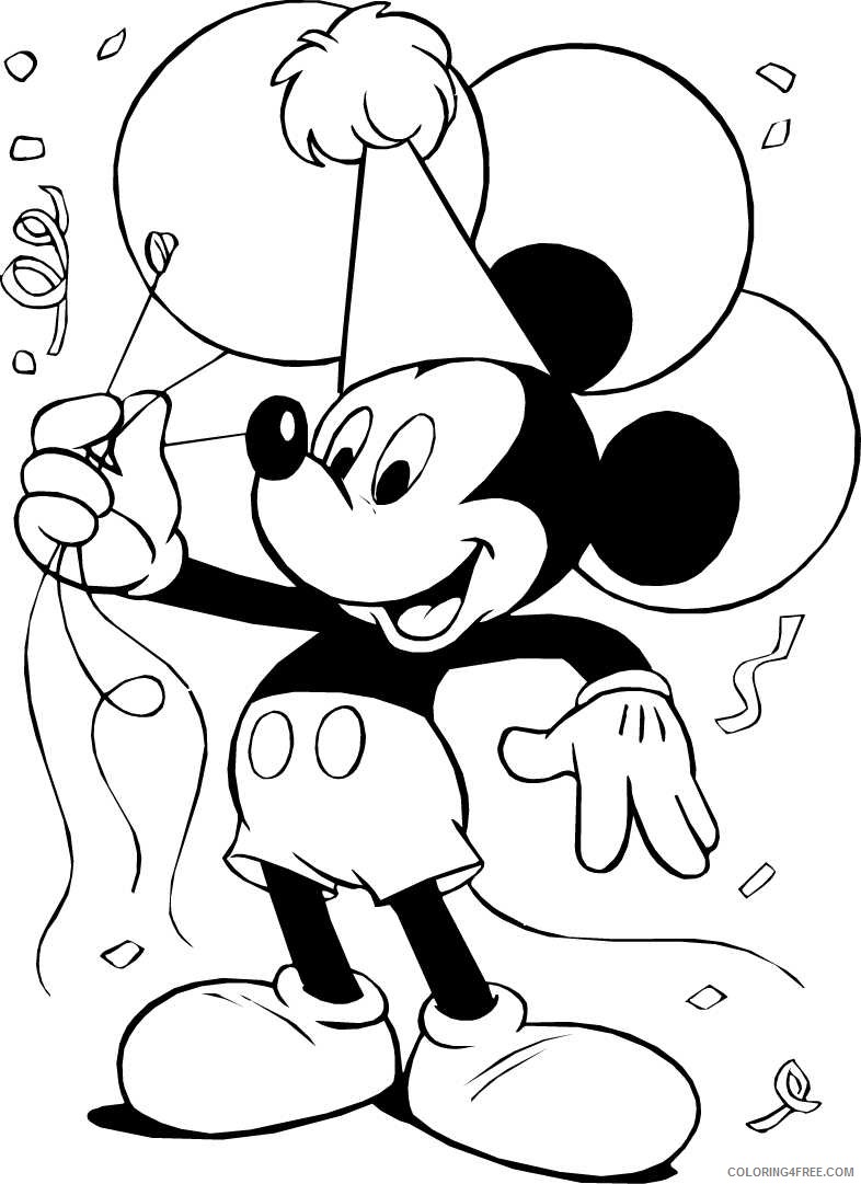 Mickey Mouse Coloring Pages Cartoons Mickey Mouse Christmas 2 Printable 2020 4106 Coloring4free