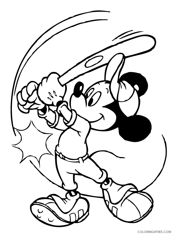 Mickey Mouse Coloring Pages Cartoons Mickey Mouse For Kids Printable 2020 4129 Coloring4free