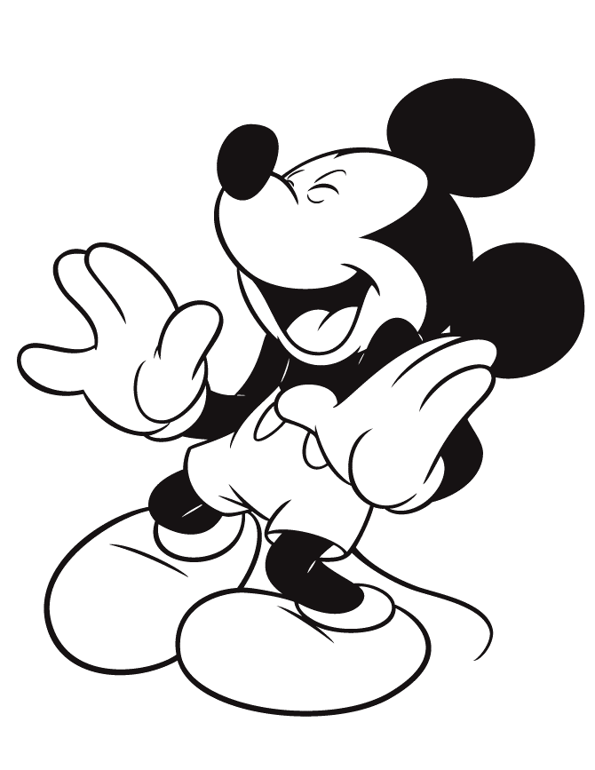 Mickey Mouse Coloring Pages Cartoons Mickey Mouse Free Printable 2020 4130 Coloring4free