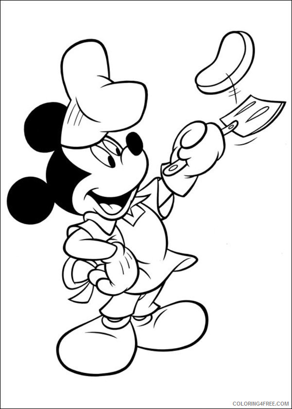 Mickey Mouse Coloring Pages Cartoons Mickey Mouse Free to Print Printable 2020 4131 Coloring4free