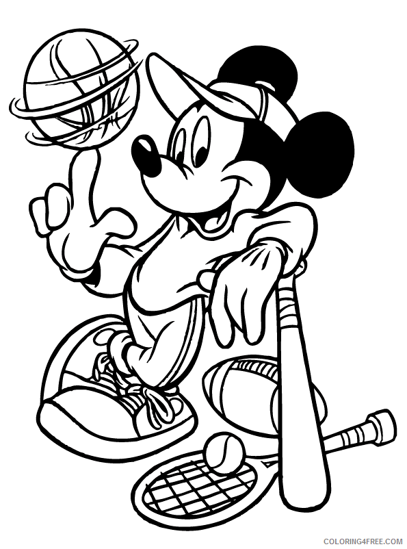 Mickey Mouse Coloring Pages Cartoons Mickey Mouse Games Printable 2020 4132 Coloring4free