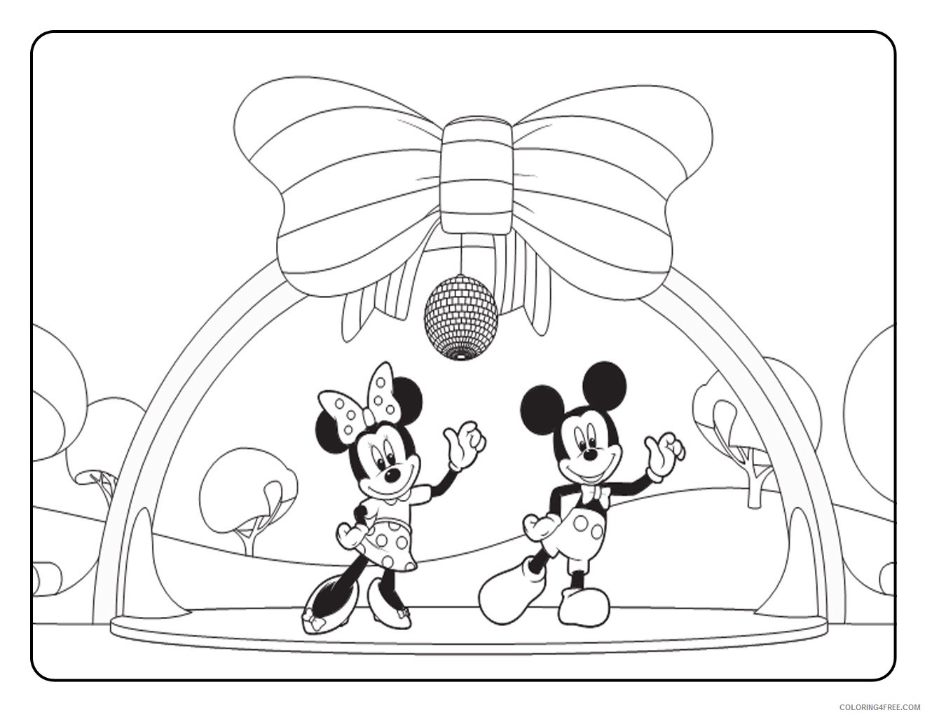 Mickey Mouse Coloring Pages Cartoons Mickey Mouse Printable 2020 4059 Coloring4free