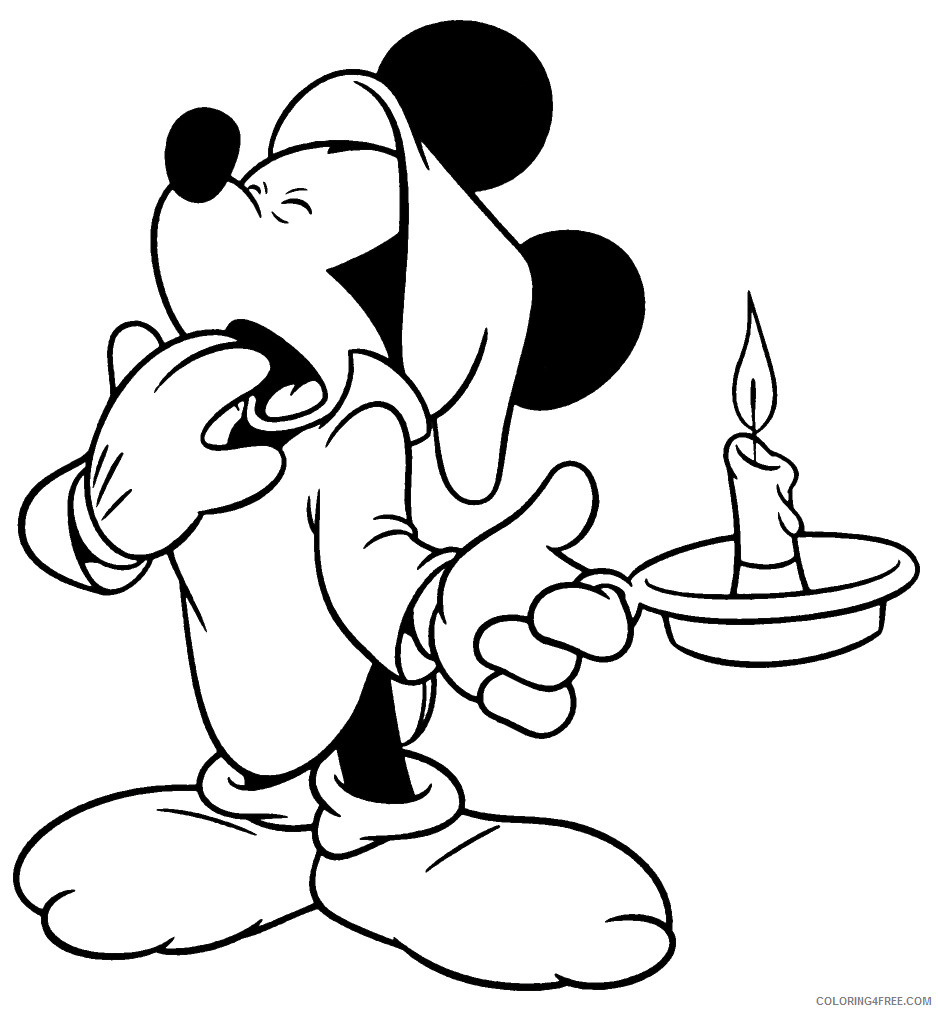 Mickey Mouse Coloring Pages Cartoons Mickey Mouse Printable 2020 4062 Coloring4free