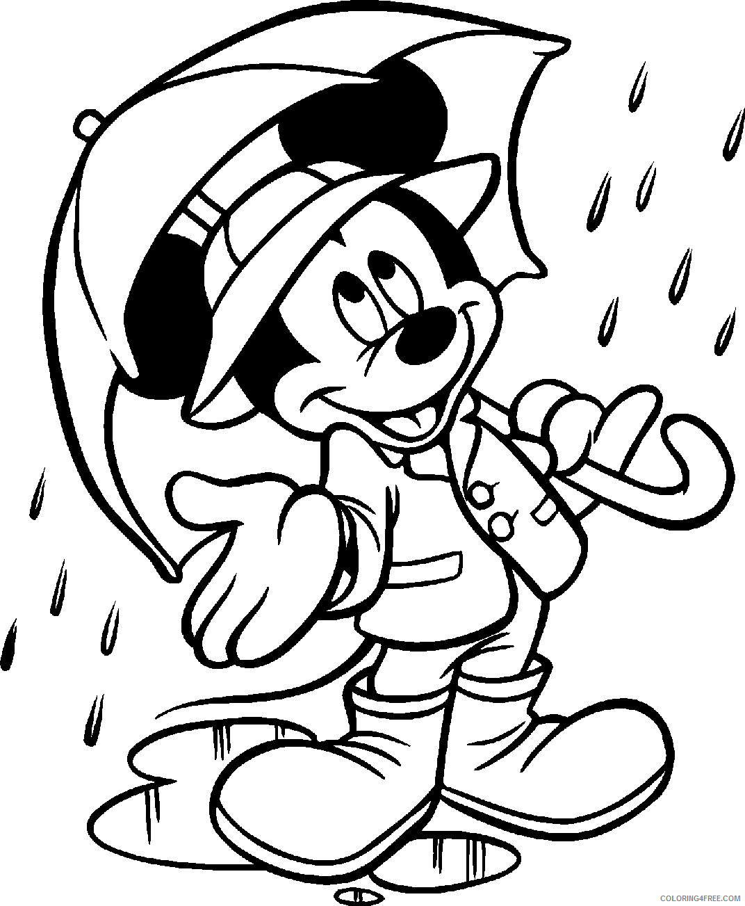 Mickey Mouse Coloring Pages Cartoons Mickey Mouse Printable 2020 4111 Coloring4free