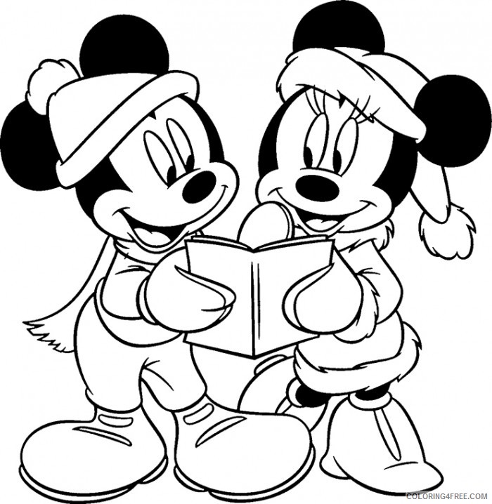 Mickey Mouse Coloring Pages Cartoons Mickey Mouse and Minnie Mouse Printable 2020 4101 Coloring4free
