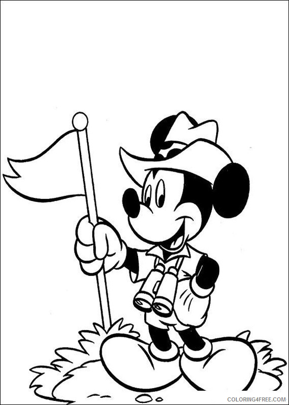 Mickey Mouse Coloring Pages Cartoons Mickey Pictures Printable 2020 4095 Coloring4free