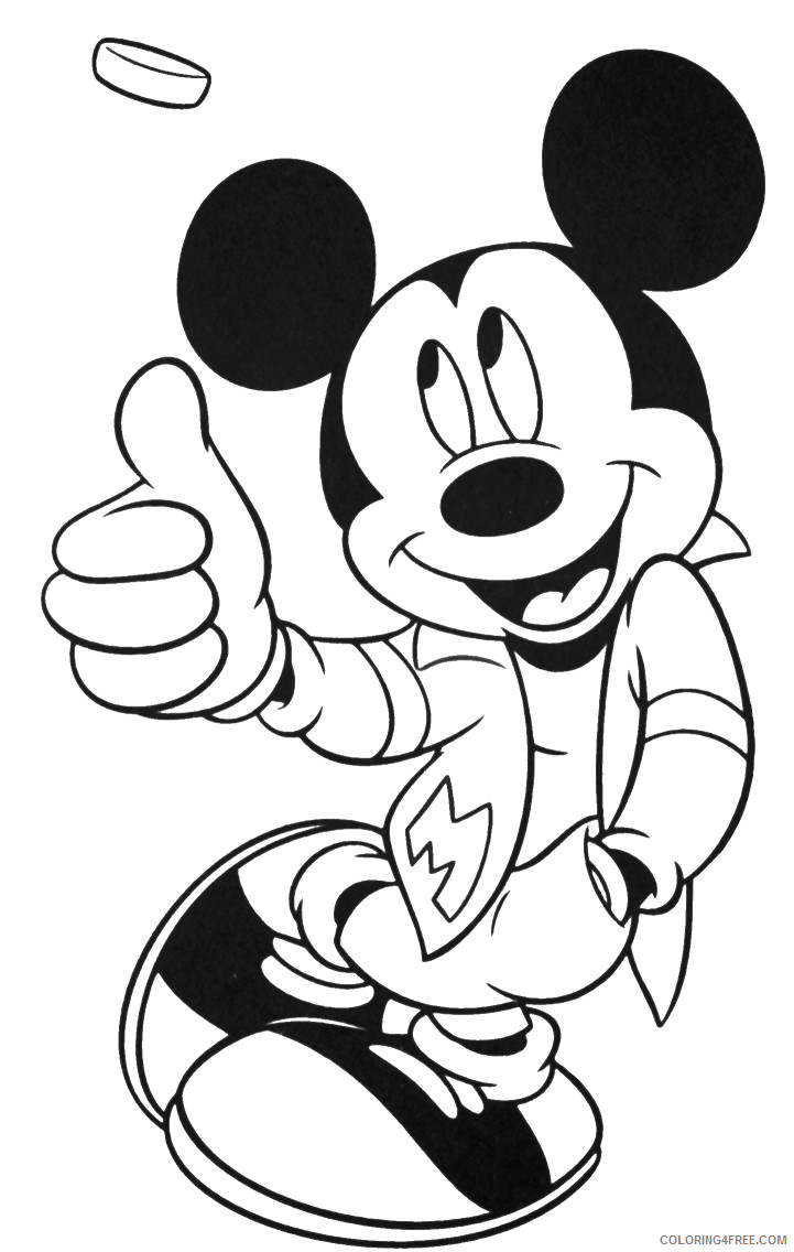 Mickey Mouse Coloring Pages Cartoons Mickey to Print Printable 2020 4094 Coloring4free
