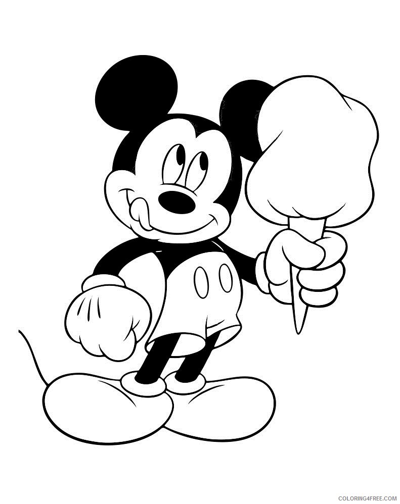 Mickey Mouse Coloring Pages Cartoons Printable of Mickey Mouse Printable 2020 4161 Coloring4free