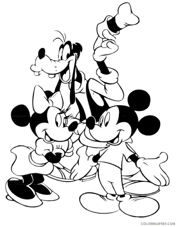 Mickey Mouse Coloring Pages Cartoons mickey mouse 44 Printable 2020 4117 Coloring4free