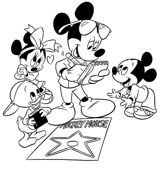 Mickey Mouse Coloring Pages Cartoons mickey mouse 48 Printable 2020 4119 Coloring4free