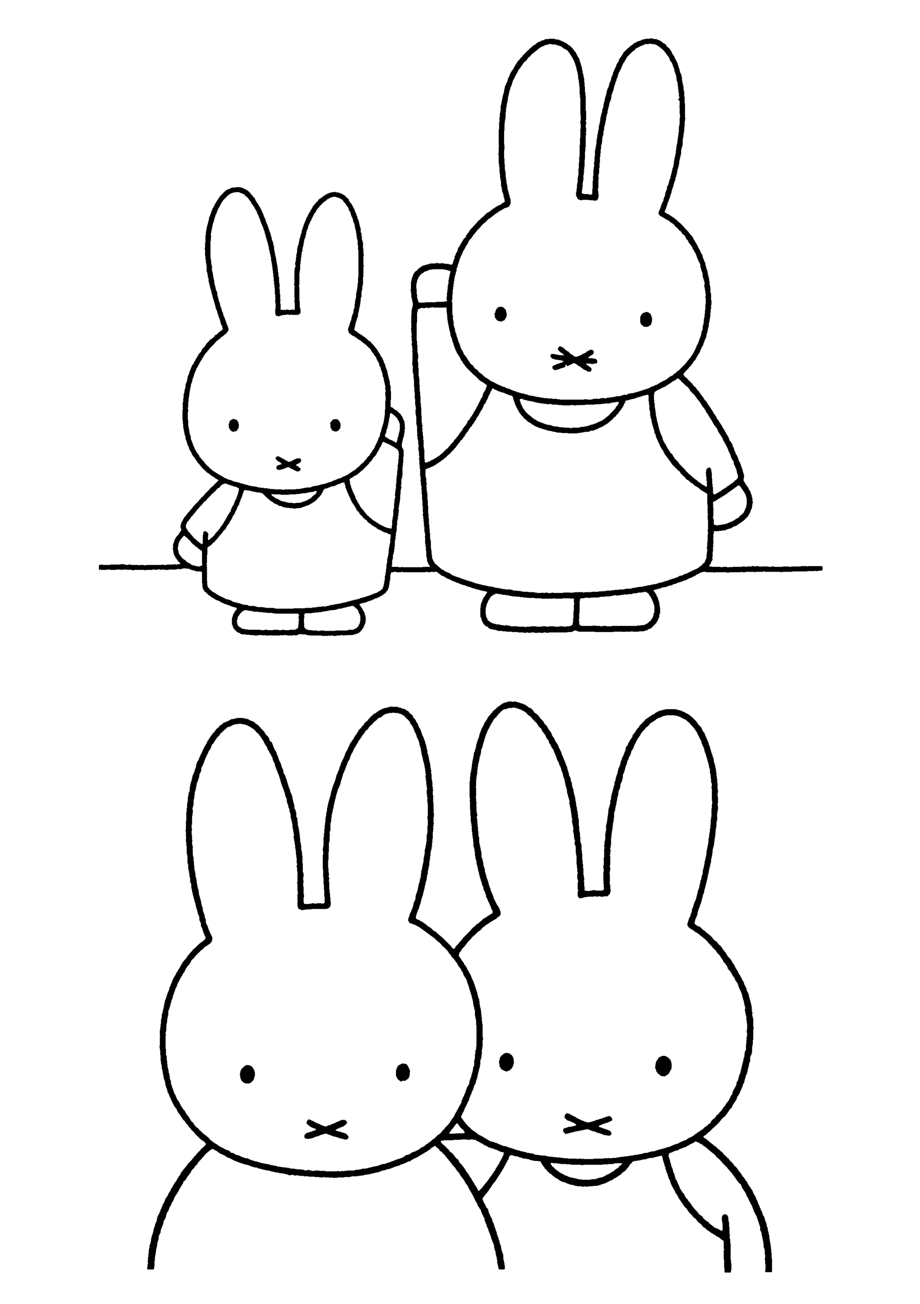 Miffy Coloring Pages Cartoons miffy 18 Printable 2020 4199 Coloring4free