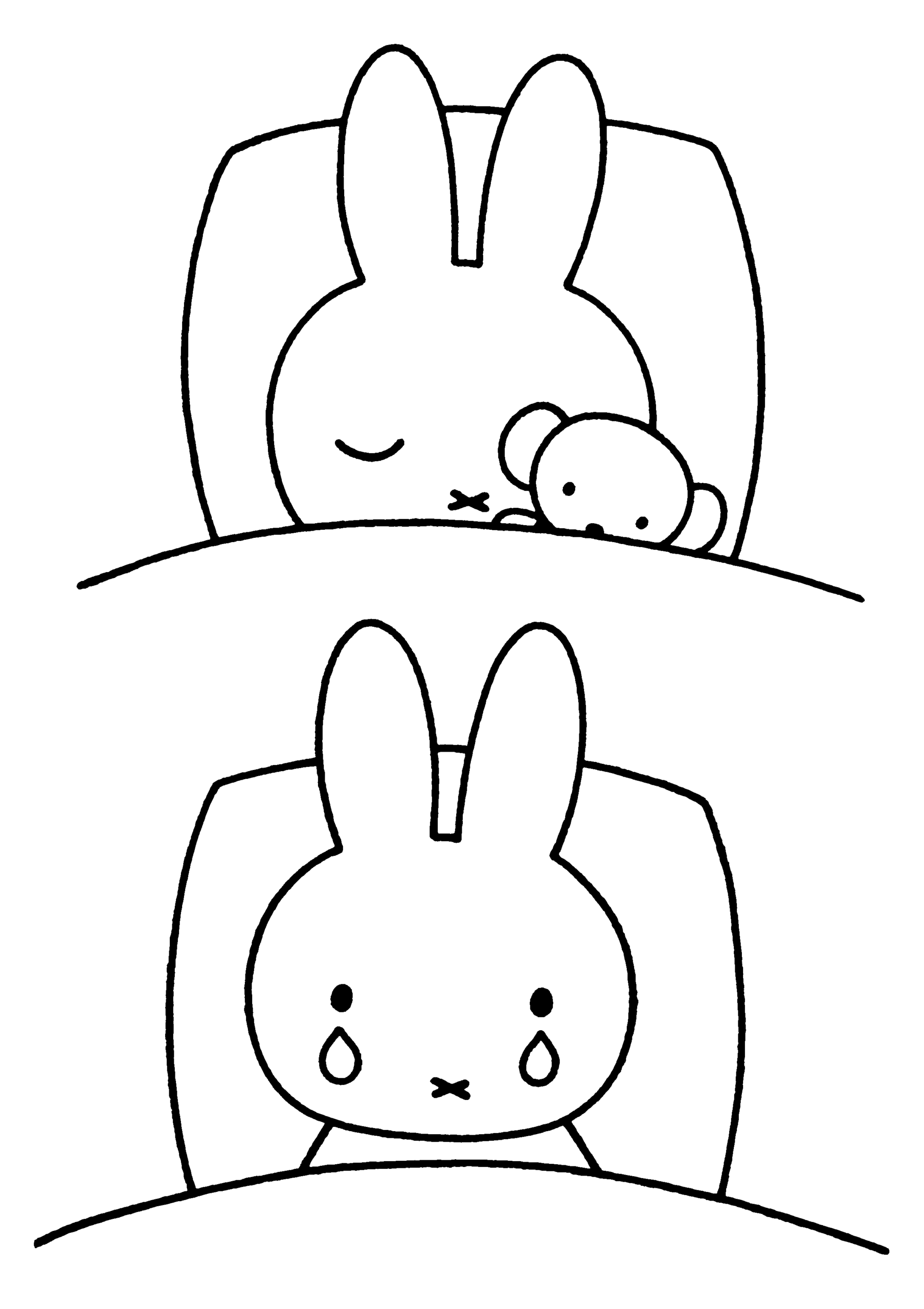 Miffy Coloring Pages Cartoons miffy 5 Printable 2020 4201 Coloring4free