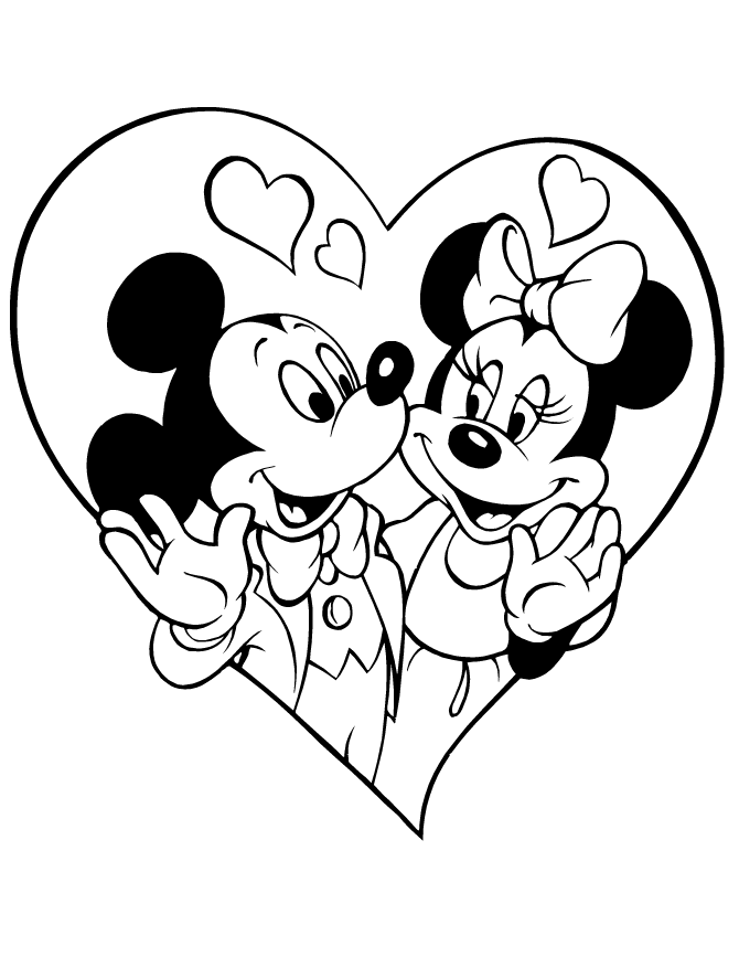 Minnie Mouse Coloring Pages Cartoons Disney Mickey and Minnie Printable 2020 4232 Coloring4free