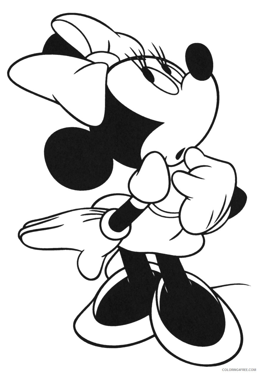 Minnie Mouse Coloring Pages Cartoons Minnie Mouse 3 Printable 2020 4312 Coloring4free