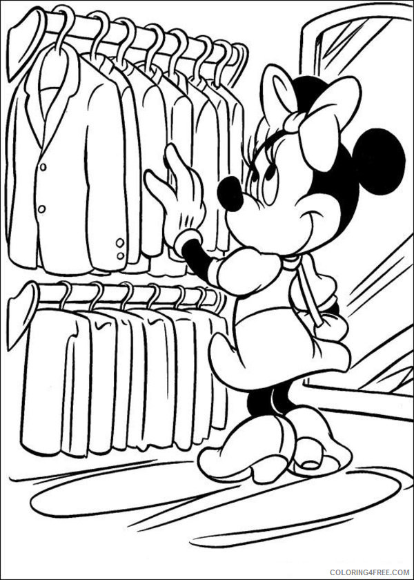 Minnie Mouse Coloring Pages Cartoons Minnie Mouse Printable 2020 4226 Coloring4free