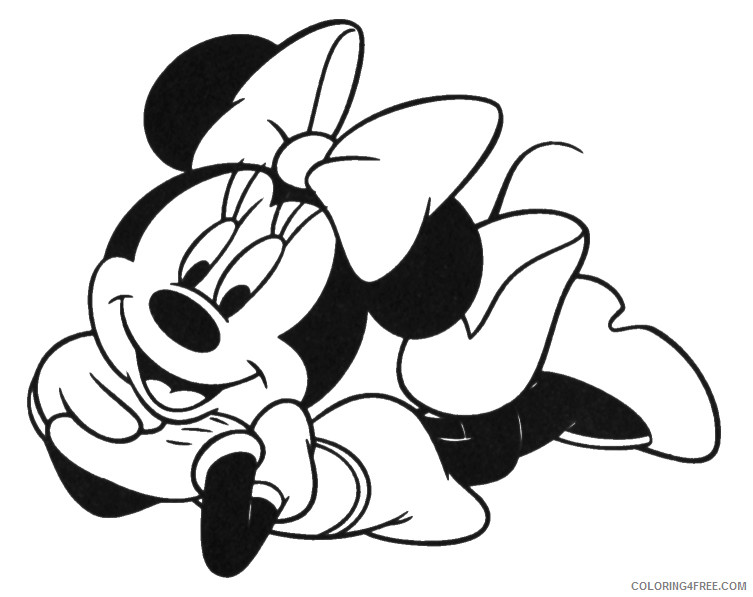 Minnie Mouse Coloring Pages Cartoons Minnie Mouse Printable 2020 4320 Coloring4free
