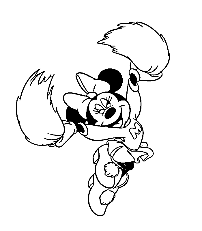 Minnie Mouse Coloring Pages Cartoons Minnie Mouse To Print 2 Printable 2020 4322 Coloring4free